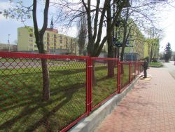 remont ogrodzenia dookoła Straży Pożarnej w Nowogardzie